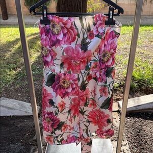 Express Floral Pink and Green Romper